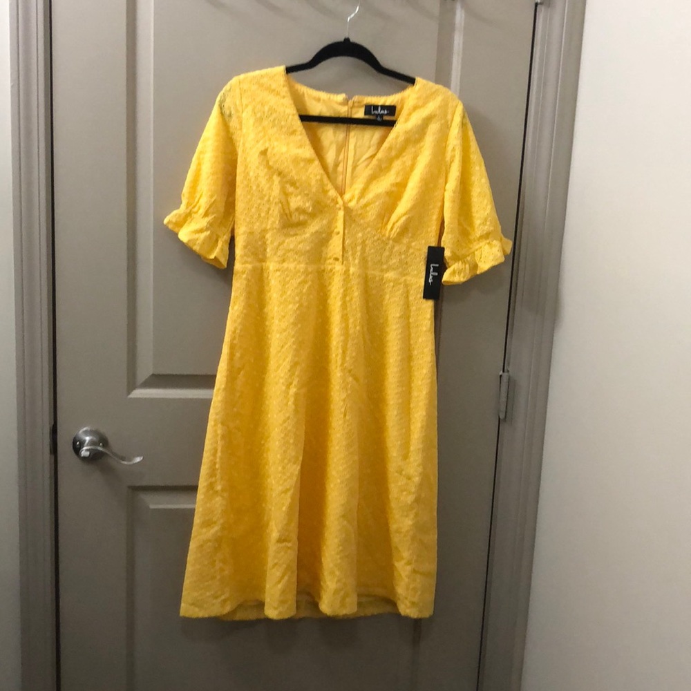 Lulus Garden Party Yellow Dress